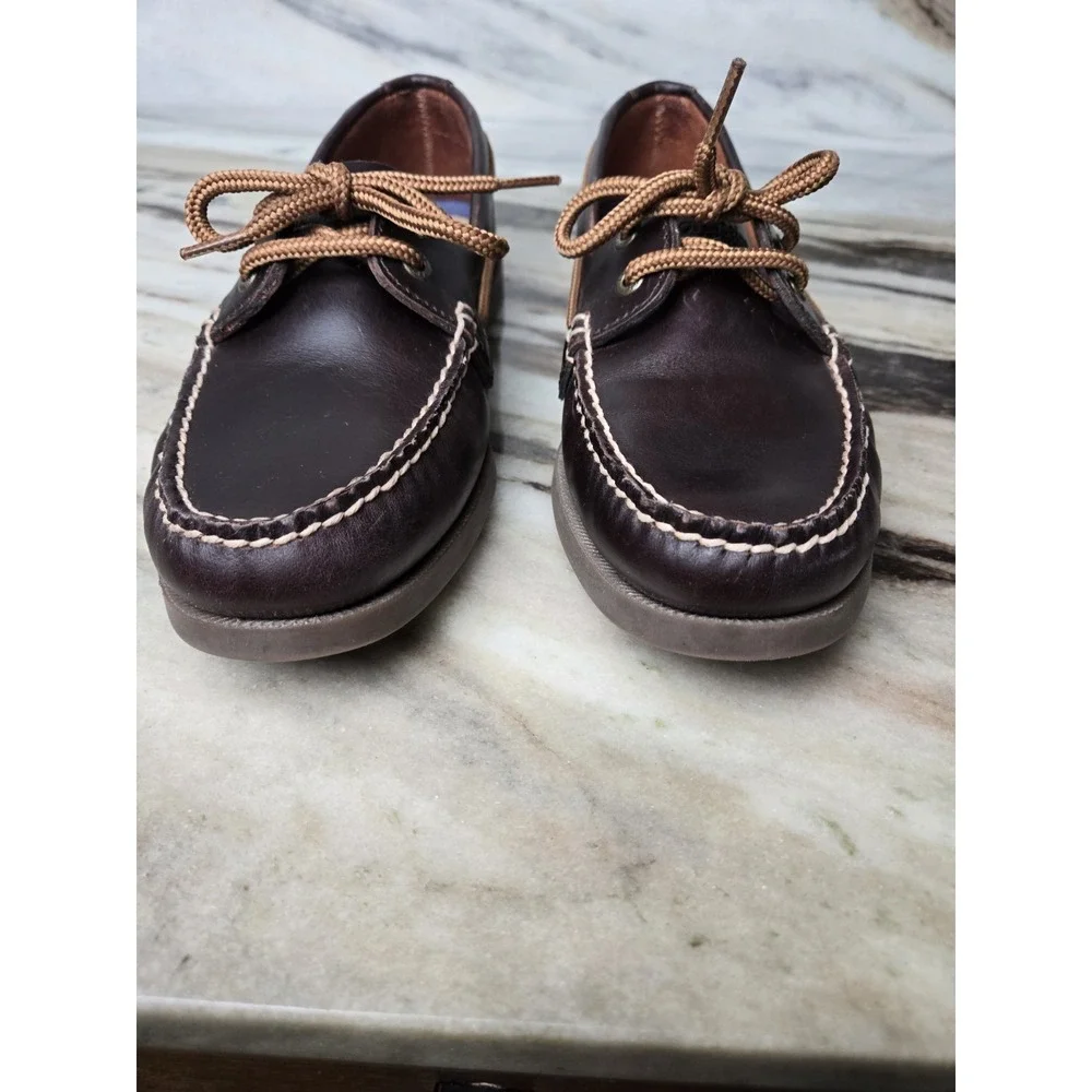 Florsheim Nevis 2 Eye‎ Boat Shoe Leather Nautical Size 7.5